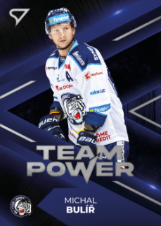 Michal Bulir Liberec Tipsport ELH 2023/24 SportZoo 1. serie Team Power #TP-18