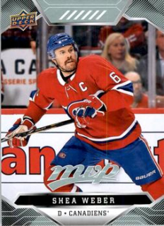 Shea Weber Montreal Canadiens Upper Deck MVP 2019/20 #77
