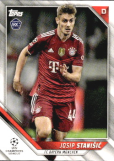 Josip Stanisic Bayern Munchen Topps UEFA Champions League Collection 2021/22 #3