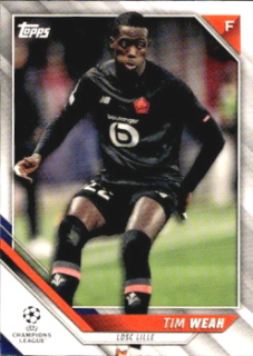Tim Weah LOSC Lille Topps UEFA Champions League Collection 2021/22 #11