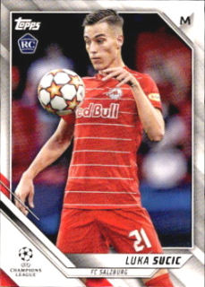 Luka Sucic Red Bull Salzburg Topps UEFA Champions League Collection 2021/22 #12