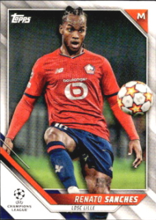 Renato Sanches LOSC Lille Topps UEFA Champions League Collection 2021/22 #15