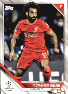 Mohamed Salah Liverpool Topps UEFA Champions League Collection 2021/22 #18