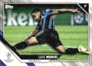 Luis Muriel Atalanta BC Topps UEFA Champions League Collection 2021/22 #31
