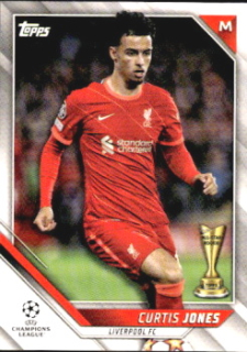 Curtis Jones Liverpool Topps UEFA Champions League Collection 2021/22 #34