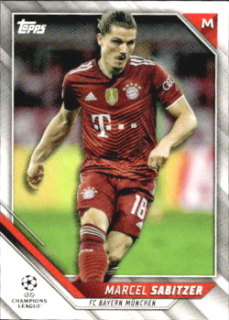 Marcel Sabitzer Bayern Munchen Topps UEFA Champions League Collection 2021/22 #38