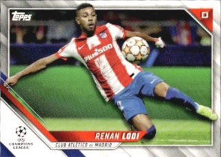 Renan Lodi Atletico Madrid Topps UEFA Champions League Collection 2021/22 #47