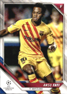 Ansu Fati FC Barcelona Topps UEFA Champions League Collection 2021/22 #54