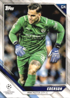 Ederson Manchester City Topps UEFA Champions League Collection 2021/22 #57