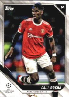 Paul Pogba Manchester United Topps UEFA Champions League Collection 2021/22 #66