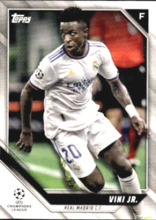 Vini Jr. Real Madrid Topps UEFA Champions League Collection 2021/22 #70