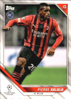 Pierre Kalulu A.C. Milan Topps UEFA Champions League Collection 2021/22 #77