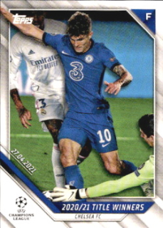 Christian Pulisic Chelsea Topps UEFA Champions League Collection 2021/22 #81