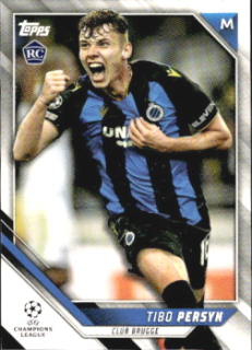 Tibo Persyn Club Brugge Topps UEFA Champions League Collection 2021/22 #85