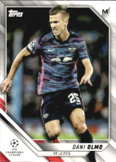 Dani Olmo RB Leipzig Topps UEFA Champions League Collection 2021/22 #91
