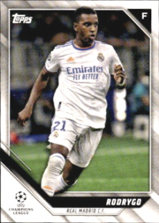 Rodrygo Real Madrid Topps UEFA Champions League Collection 2021/22 #94