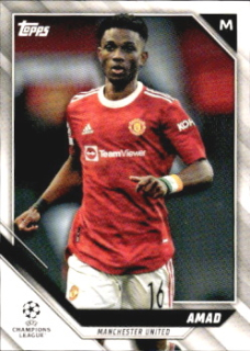 Amad Manchester United Topps UEFA Champions League Collection 2021/22 #99