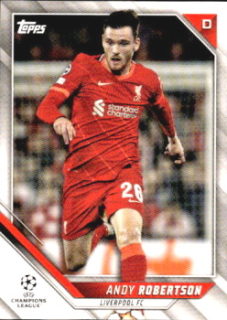 Andy Robertson Liverpool Topps UEFA Champions League Collection 2021/22 #120
