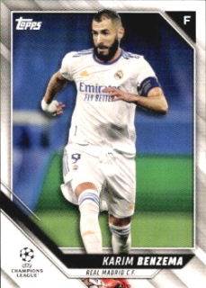 Karim Benzema Real Madrid Topps UEFA Champions League Collection 2021/22 #135