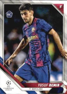 Yusuf Demir FC Barcelona Topps UEFA Champions League Collection 2021/22 #140
