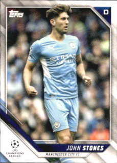 John Stones Manchester City Topps UEFA Champions League Collection 2021/22 #152