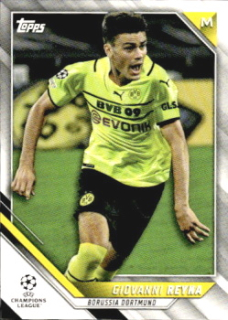 Giovanni Reyna Borussia Dortmund Topps UEFA Champions League Collection 2021/22 #153