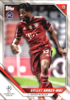 Bright Arrey-Mbi Bayern Munchen Topps UEFA Champions League Collection 2021/22 #182