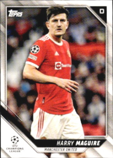 Harry Maguire Manchester United Topps UEFA Champions League Collection 2021/22 #183