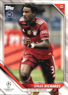 Omar Richards Bayern Munchen Topps UEFA Champions League Collection 2021/22 #184