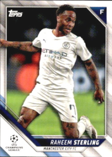 Raheem Sterling Manchester City Topps UEFA Champions League Collection 2021/22 #192