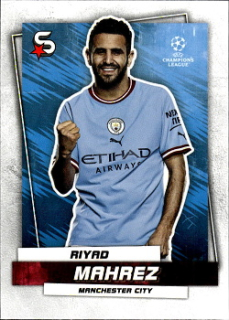Riyad Mahrez Manchester City Topps UEFA Football Superstars 2022/23 #8