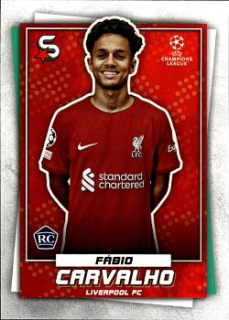 Fabio Carvalho Liverpool Topps UEFA Football Superstars 2022/23 #15