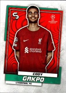 Cody Gakpo Liverpool Topps UEFA Football Superstars 2022/23 #16