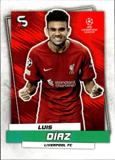 Luis Diaz Liverpool Topps UEFA Football Superstars 2022/23 #17