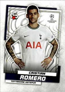 Cristian Romero Tottenham Hotspur Topps UEFA Football Superstars 2022/23 #30