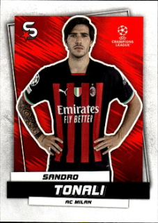Sandro Tonali A.C. Milan Topps UEFA Football Superstars 2022/23 #71