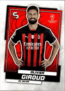 Olivier Giroud A.C. Milan Topps UEFA Football Superstars 2022/23 #75