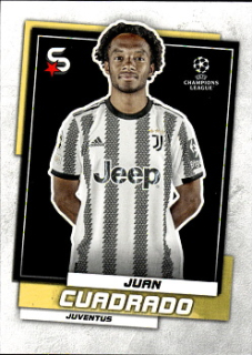 Juan Cuadrado Juventus FC Topps UEFA Football Superstars 2022/23 #87