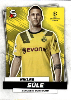 Niklas Sule Borussia Dortmund Topps UEFA Football Superstars 2022/23 #105