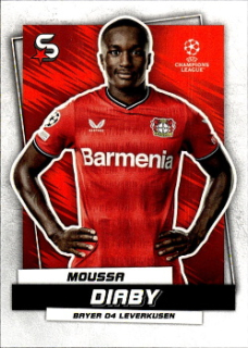 Moussa Diaby Bayer 04 Leverkusen Topps UEFA Football Superstars 2022/23 #114