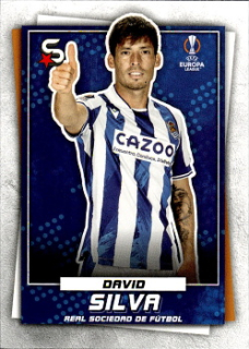 David Silva Real Sociedad Topps UEFA Football Superstars 2022/23 #176