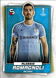 Alessio Romagnoli Lazio Roma Topps UEFA Football Superstars 2022/23 #179