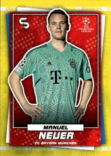 Manuel Neuer Bayern Munchen Topps UEFA Football Superstars 2022/23 Common Yellow #94