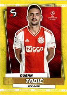 Dusan Tadic AFC Ajax Topps UEFA Football Superstars 2022/23 Common Yellow #153
