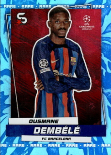 Ousmane Dembele FC Barcelona Topps UEFA Football Superstars 2022/23 Rare #53