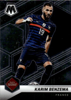 Karim Benzema France Panini Mosaic Road to World Cup 2022 #2