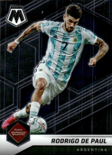 Rodrigo de Paul Argentina Panini Mosaic Road to World Cup 2022 #15