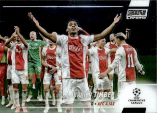 Jurrien Timber AFC Ajax Topps Stadium Club Chrome UEFA Champions League 2021/22 #2