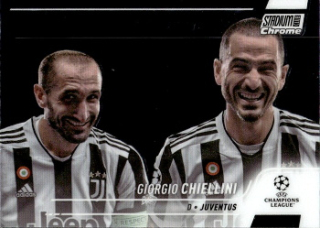 Giorgio Chiellini Juventus FC Topps Stadium Club Chrome UEFA Champions League 2021/22 #3