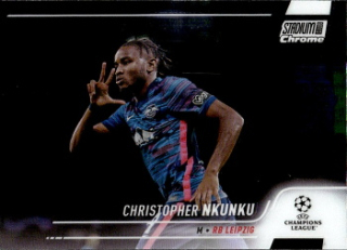 Christopher Nkunku RB Leipzig Topps Stadium Club Chrome UEFA Champions League 2021/22 #77